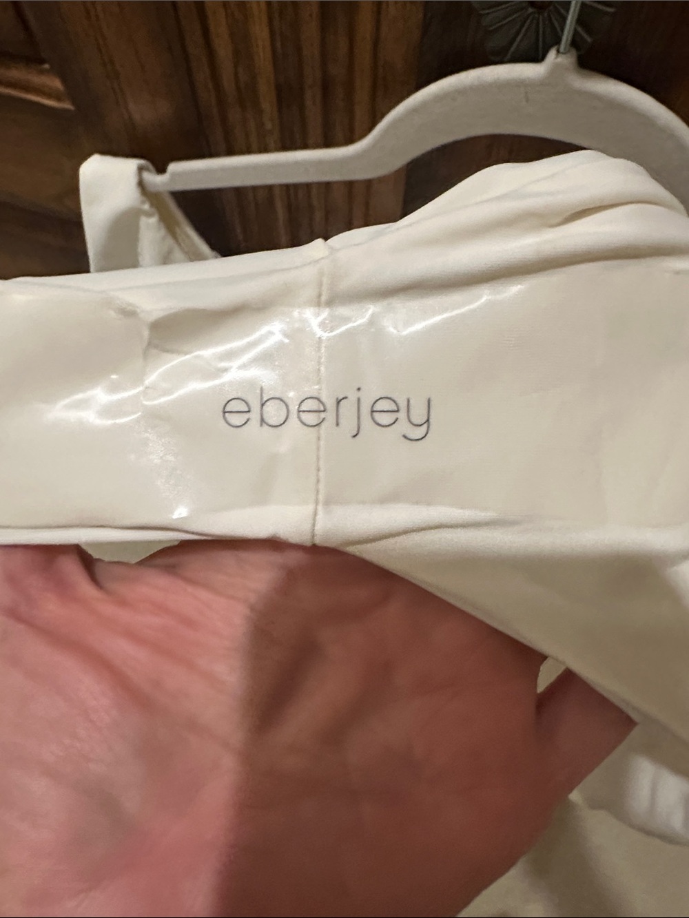 NWT Eberjey Women’s One-Piece Ruffle Swimsuit in Ecru size S - Picture 8 of 8